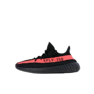Schoenen boost 350 v2 core black red enfant et bébé
