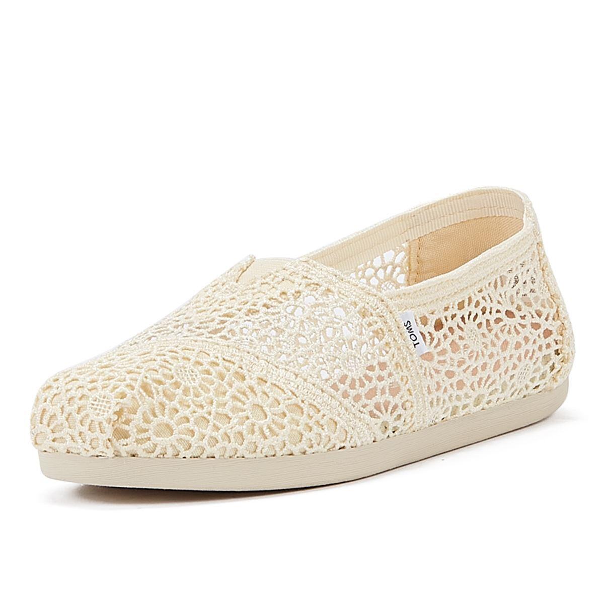 Alpargata Womens Slip On Crochet Espadrille 3/6