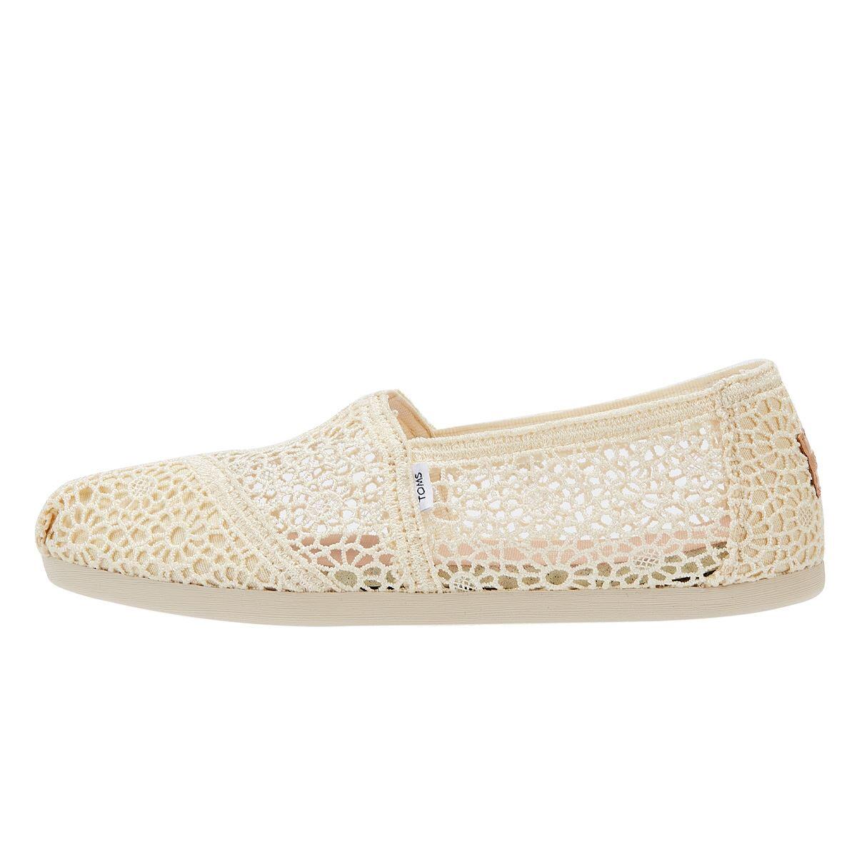 Alpargata Womens Slip On Crochet Espadrille 5/6