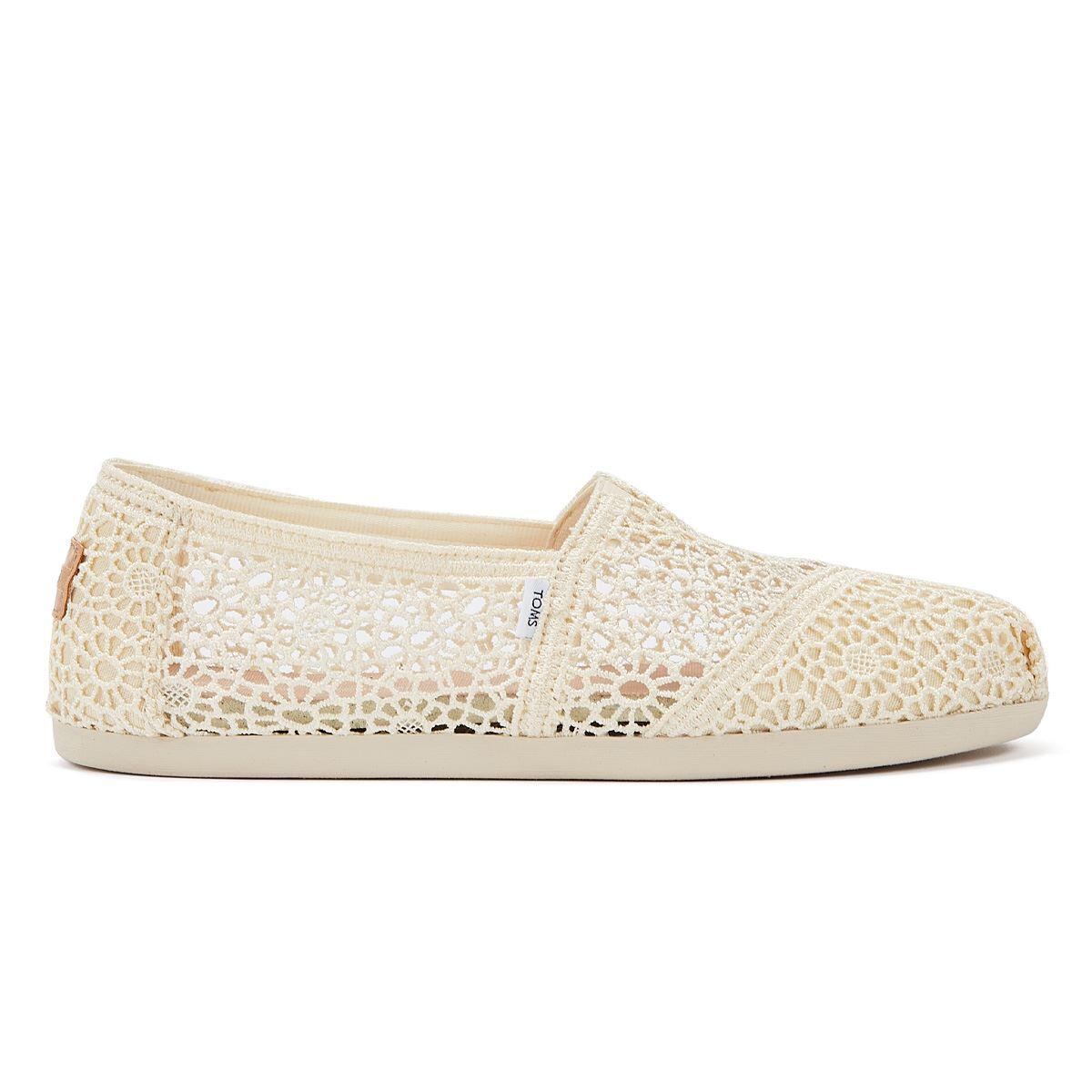 Alpargata Womens Slip On Crochet Espadrille 4/6