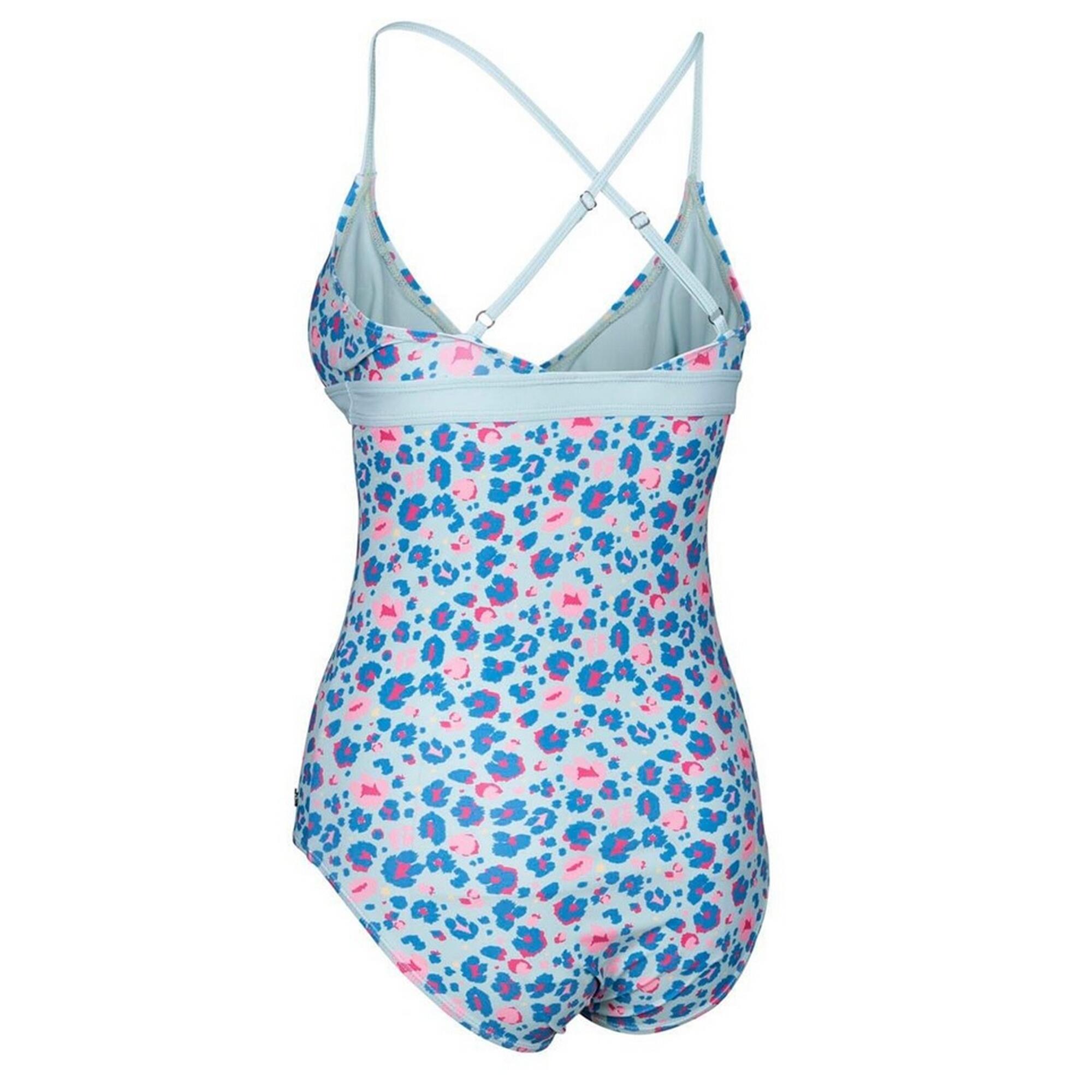 Maillot De Bain 1 Pièce MIMI Femme (Bleu Menthe) 2/3