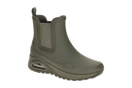 Skechers Uno Regen Stiefel grün Gummistiefel