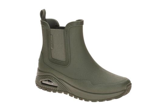 Skechers Uno Regen Stiefel grün Gummistiefel