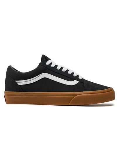 Buty sportowe Vans Old Skool czarne z gumową podeszwą