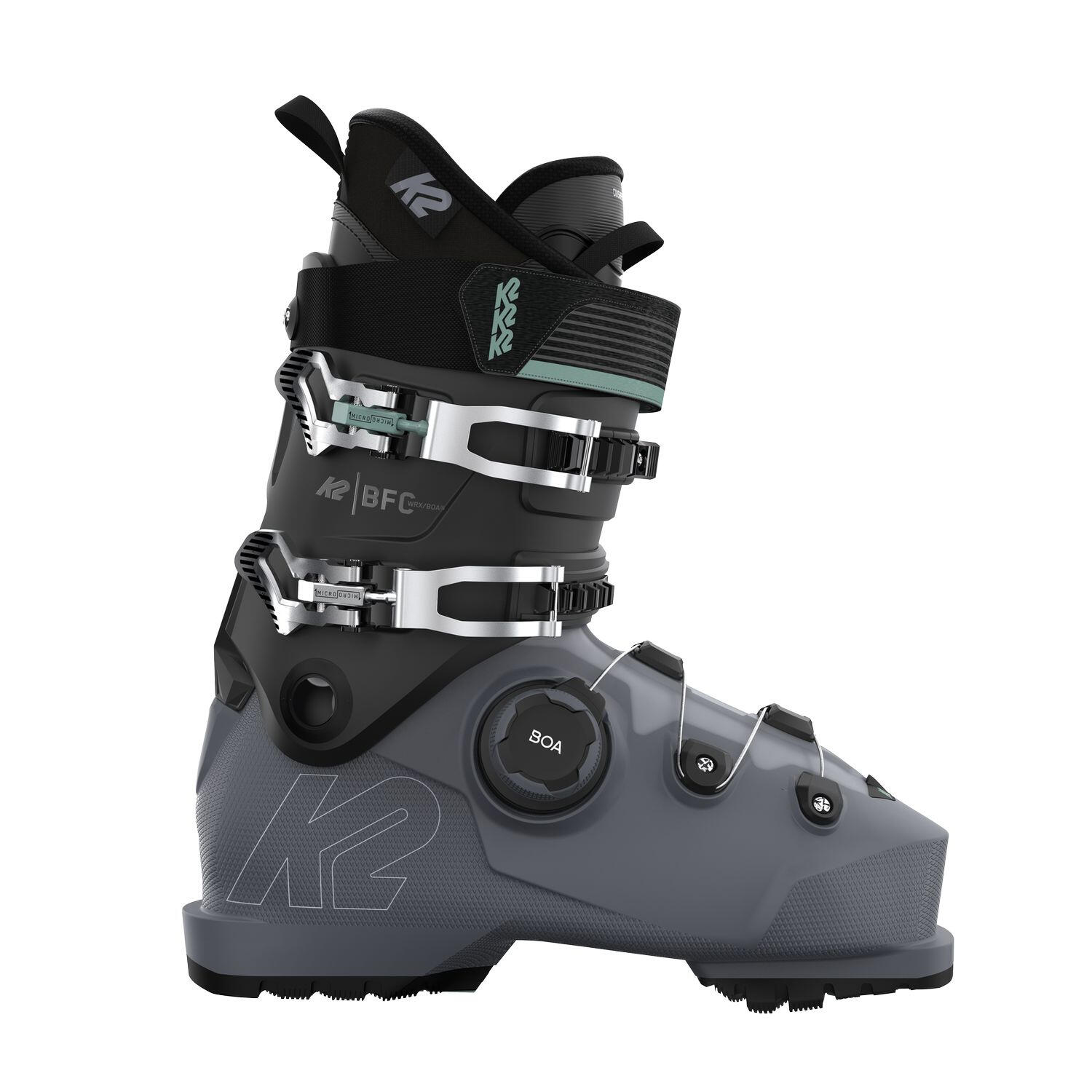 K2 - Chaussures De Ski Bfc Rx W Boa All Mountain Femme - Chaussures De Ski - Gris - 25,5 Cm - Decathlon