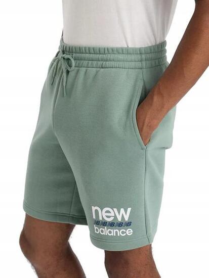 SPODENKI SZORTY męskie NEW BALANCE MS51940DKJ dresowe sportowe zielone 2XL