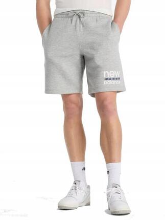 SPODENKI SZORTY męskie NEW BALANCE MS51940AG dresowe sportowe szare L