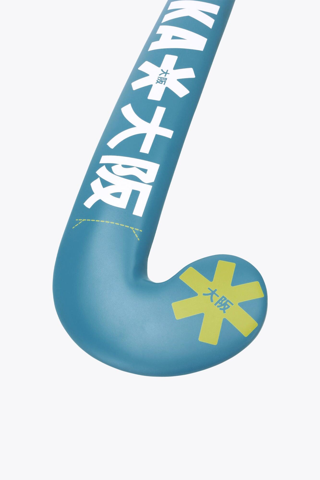 Osaka Indoor Hockeyschläger Mid Bow WD | Retro Blau 3/6