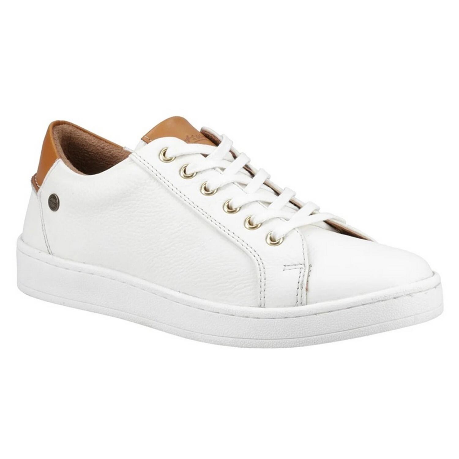 COTSWOLD Mens Radcot Leather Trainers (White)