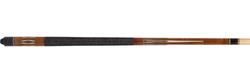 Queue de billard John West 2 pièces en bois dur, marron, 145 cm