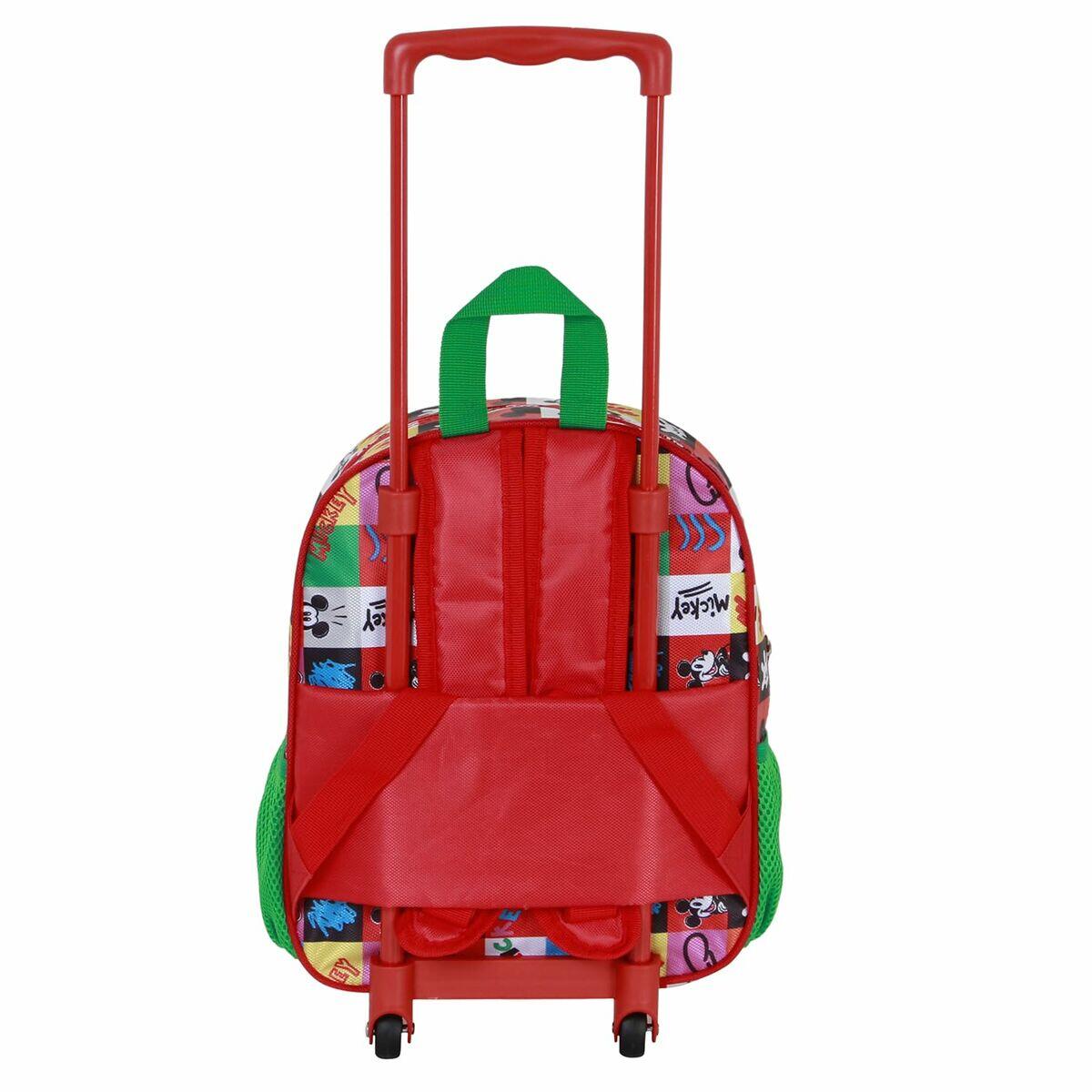 Mochila Escolar con Ruedas DISNEY Mood Rojo 5/5