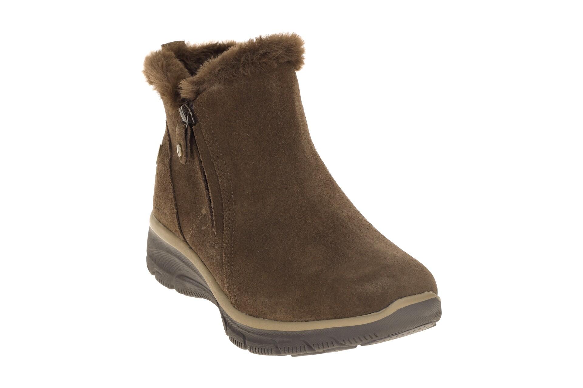 Botines Planos Mujer Skechers Easy Going - High Zip 2 Marrón 3/7