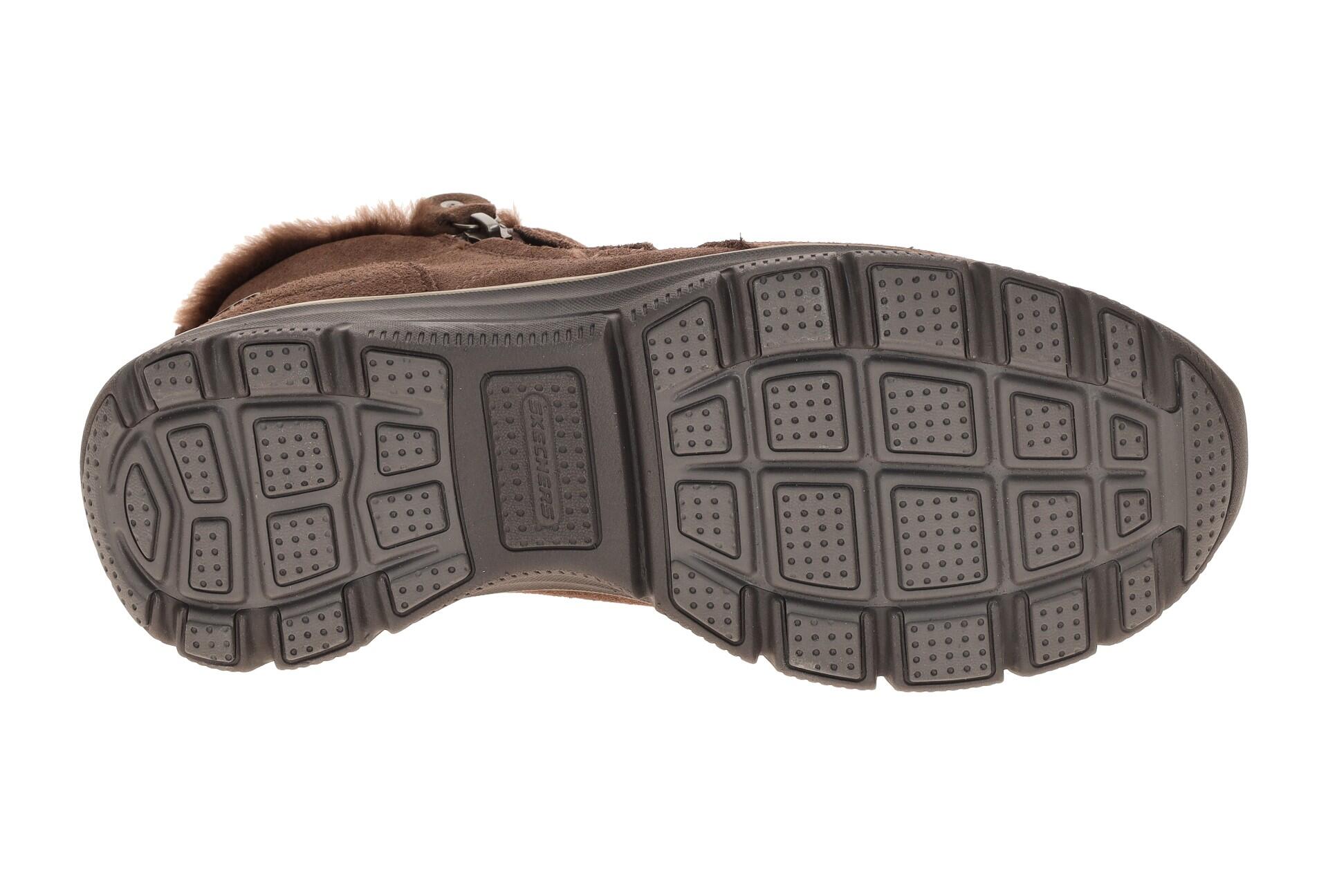 Botines Planos Mujer Skechers Easy Going - High Zip 2 Marrón 7/7