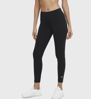 Dames sportlegging nike sportswear essential tight fit mid rise
