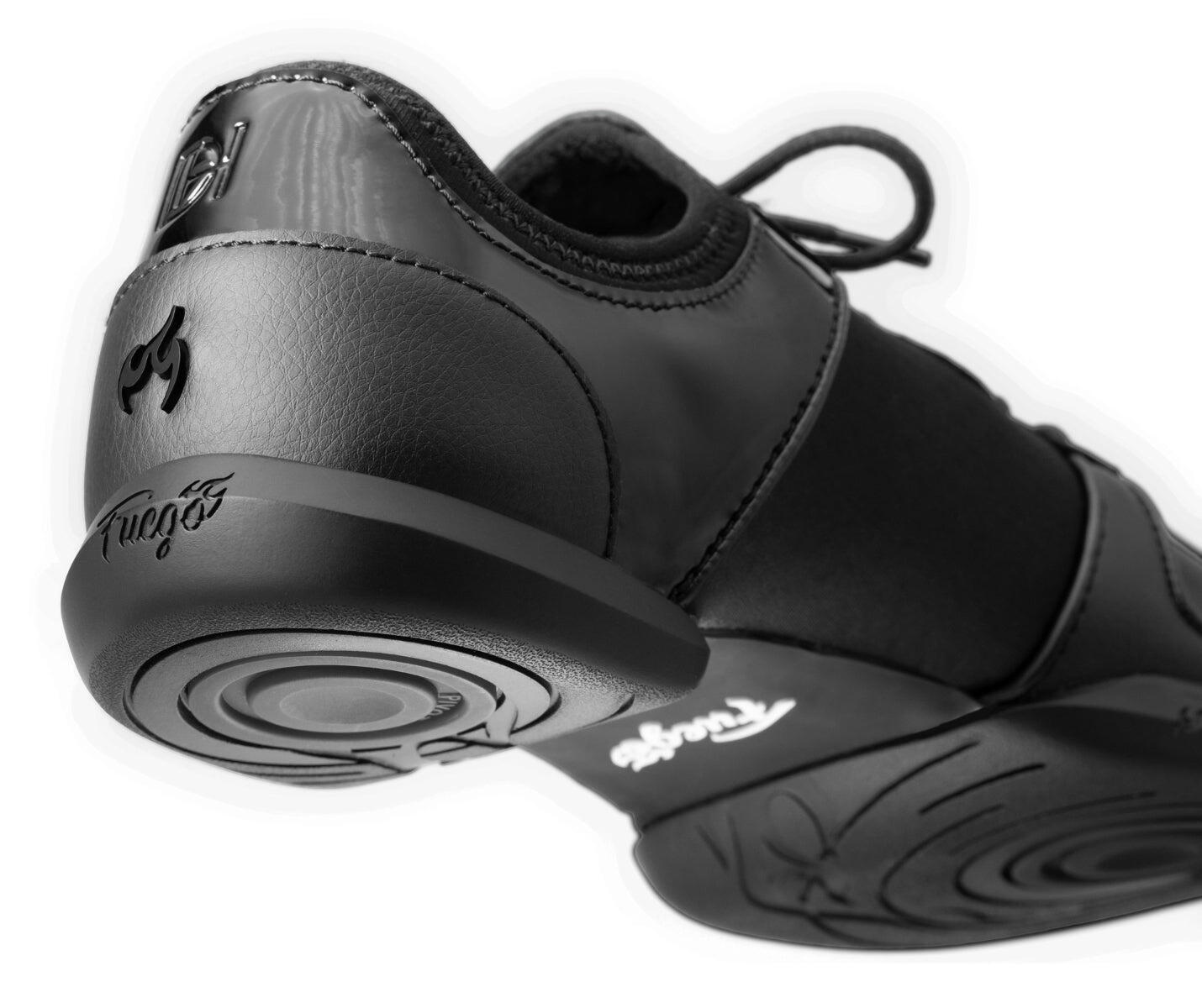 Sneakers Fuego Split Sole Derek Hough noir semelle divisée végétalien 4/7