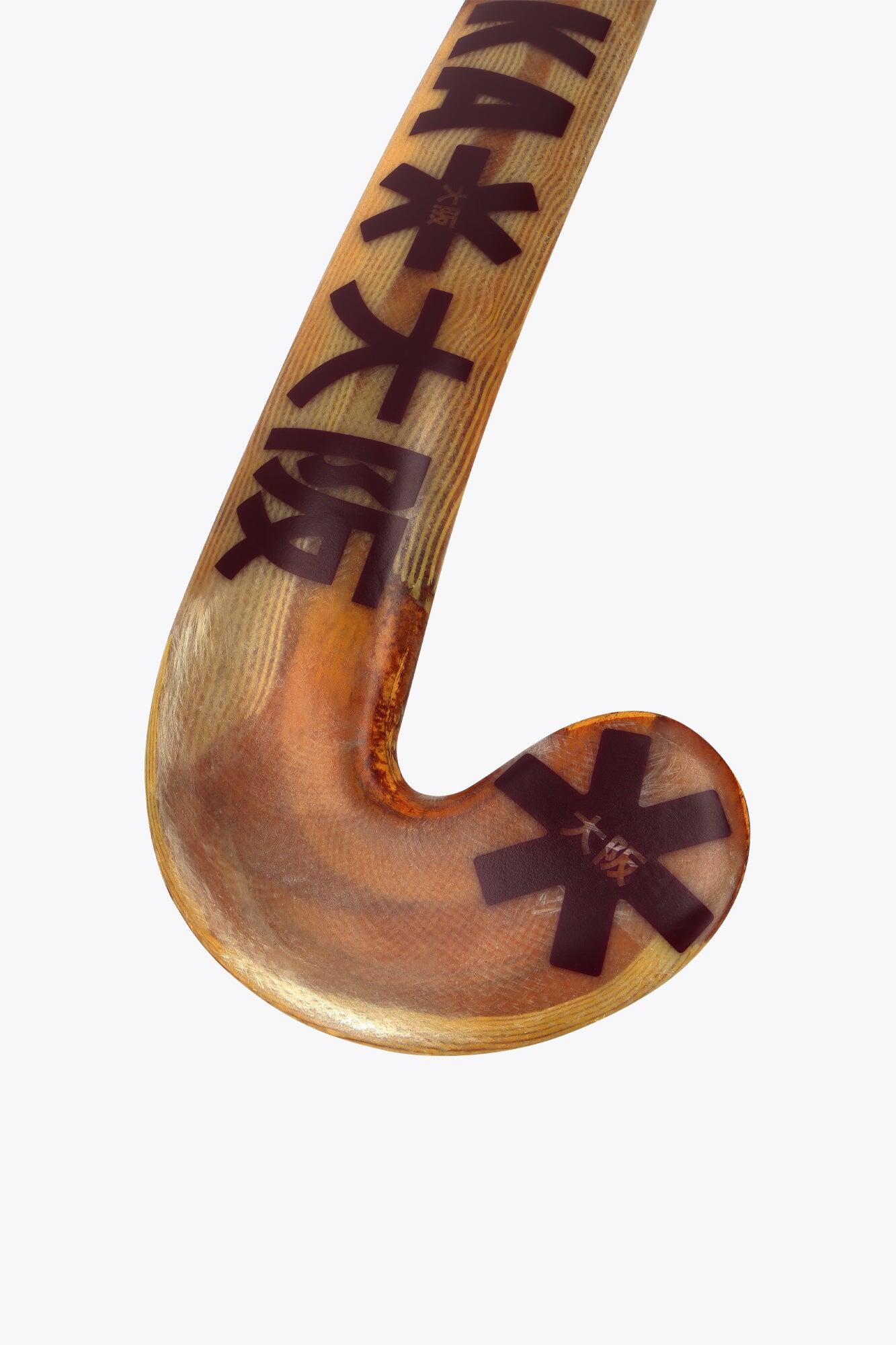 Osaka Indoor Hockeyschläger Pro Bow Holz | Kirschlack 3/6