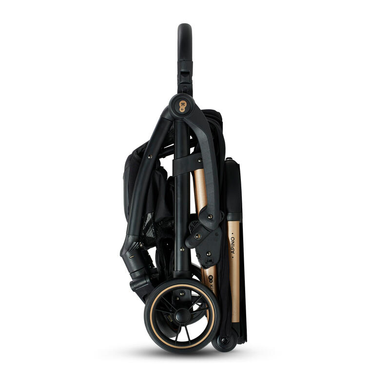 Carucior sport KINDERKRAFT Apino KSAPIN00BLK, 5 puncte, 0 luni+, negru