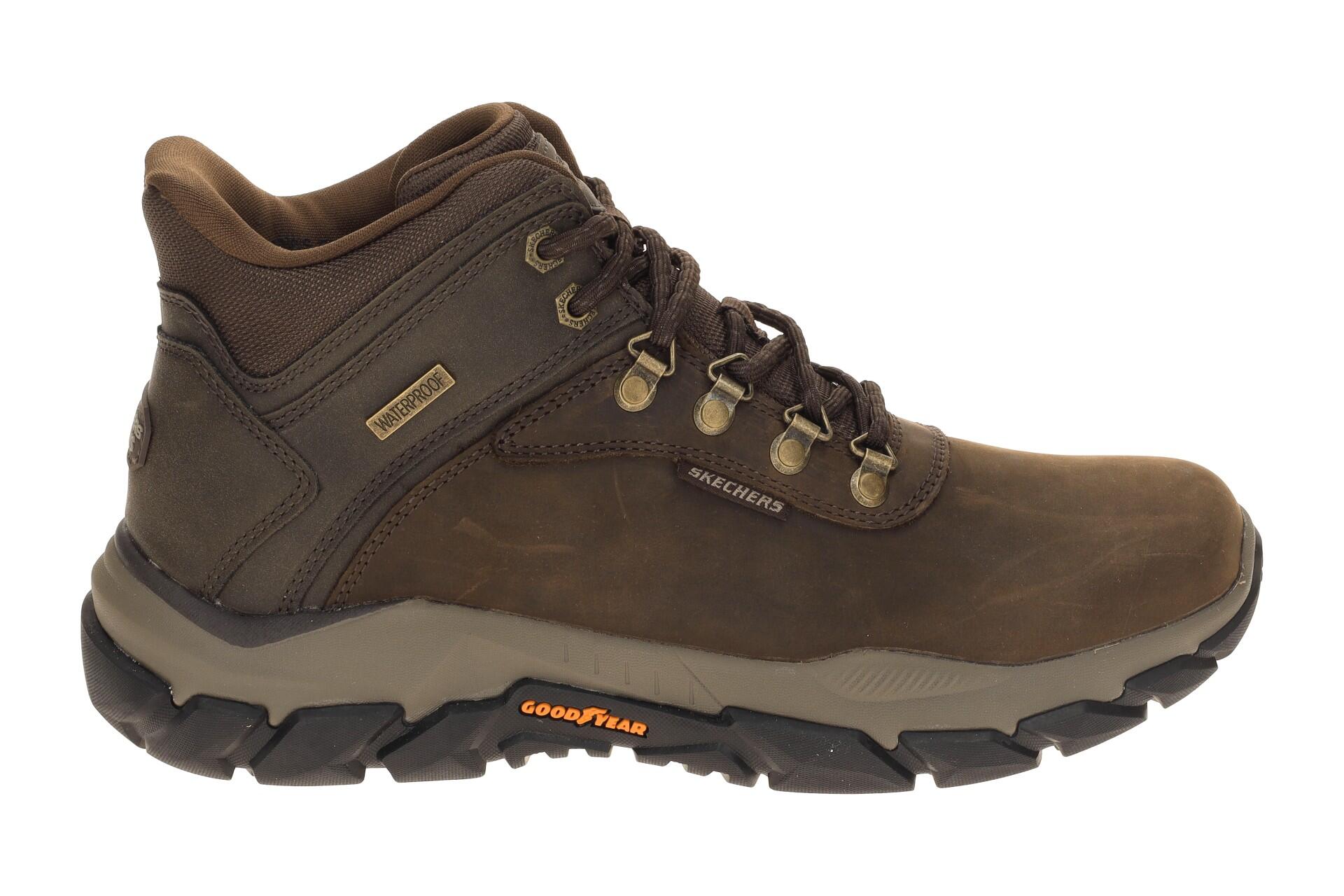 Skechers Santoro Schuhe Mid Sneaker braun wasserdicht SLIP-INS 2/7