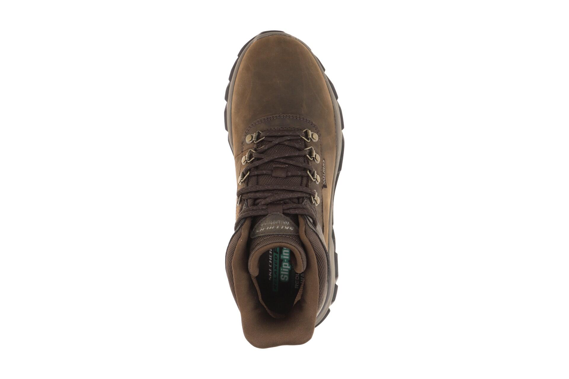 Skechers Santoro Schuhe Mid Sneaker braun wasserdicht SLIP-INS 6/7