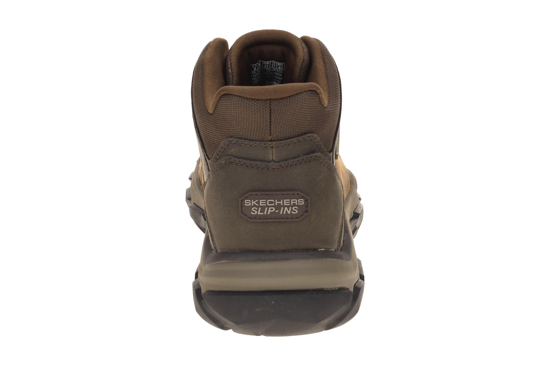 Skechers Santoro Schuhe Mid Sneaker braun wasserdicht SLIP-INS 5/7