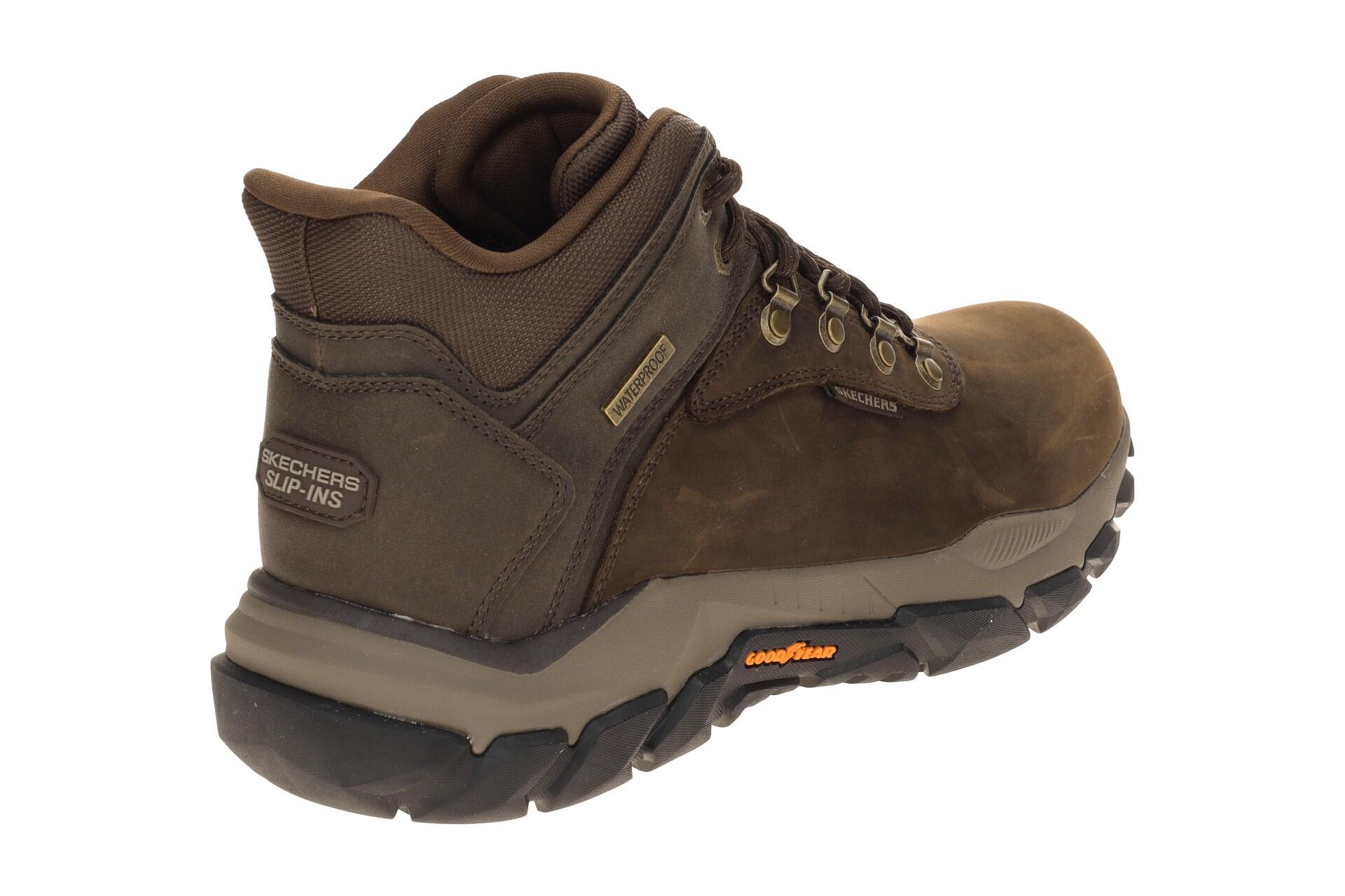 Skechers Santoro Schuhe Mid Sneaker braun wasserdicht SLIP-INS 4/7