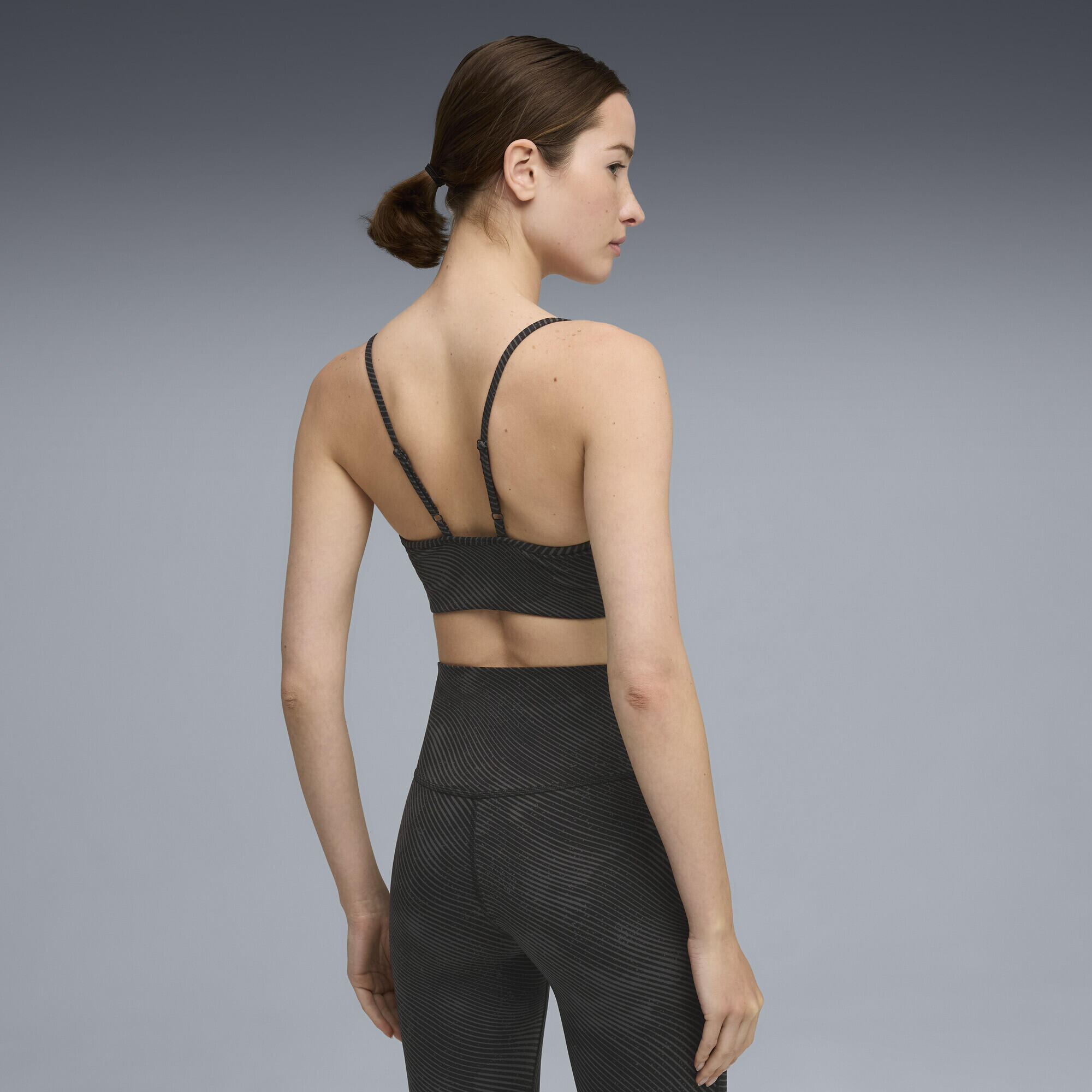 Brassière de sport CLOUDSPUN Femme PUMA Black Aop 3/5
