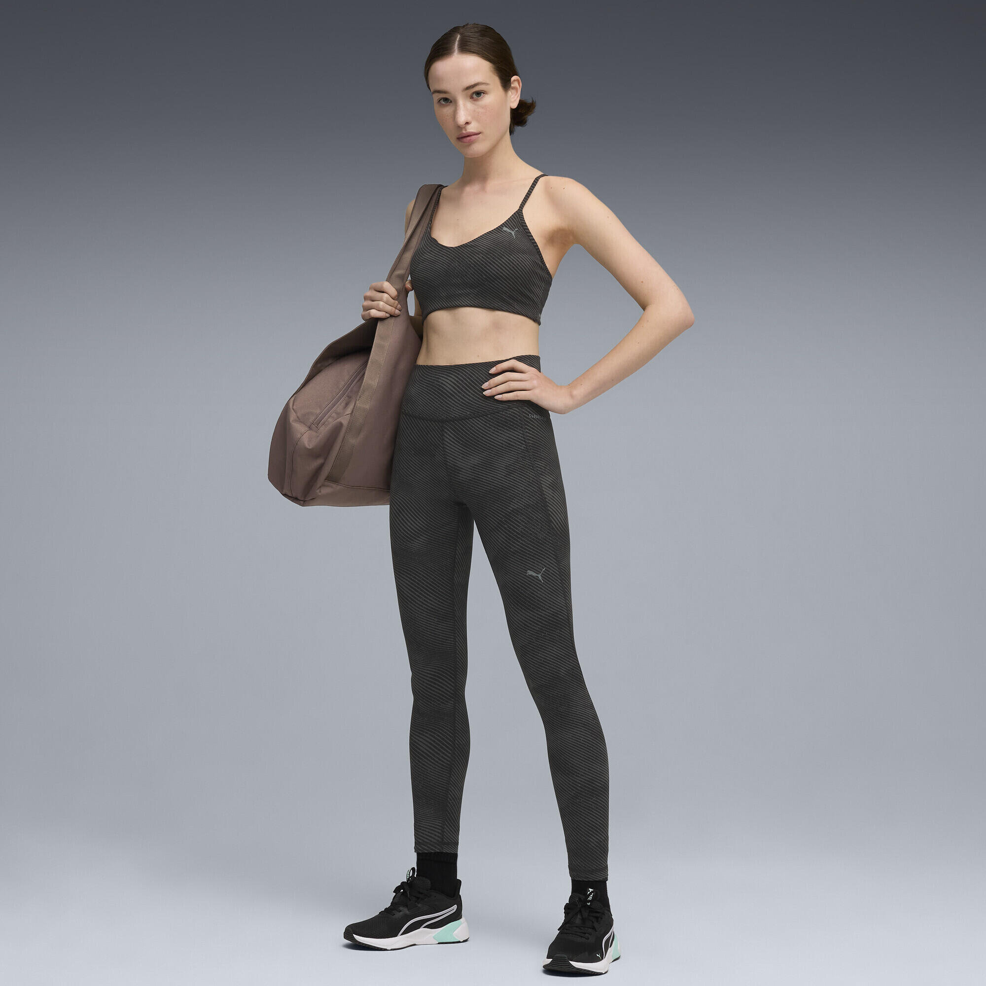 Brassière de sport CLOUDSPUN Femme PUMA Black Aop 4/5