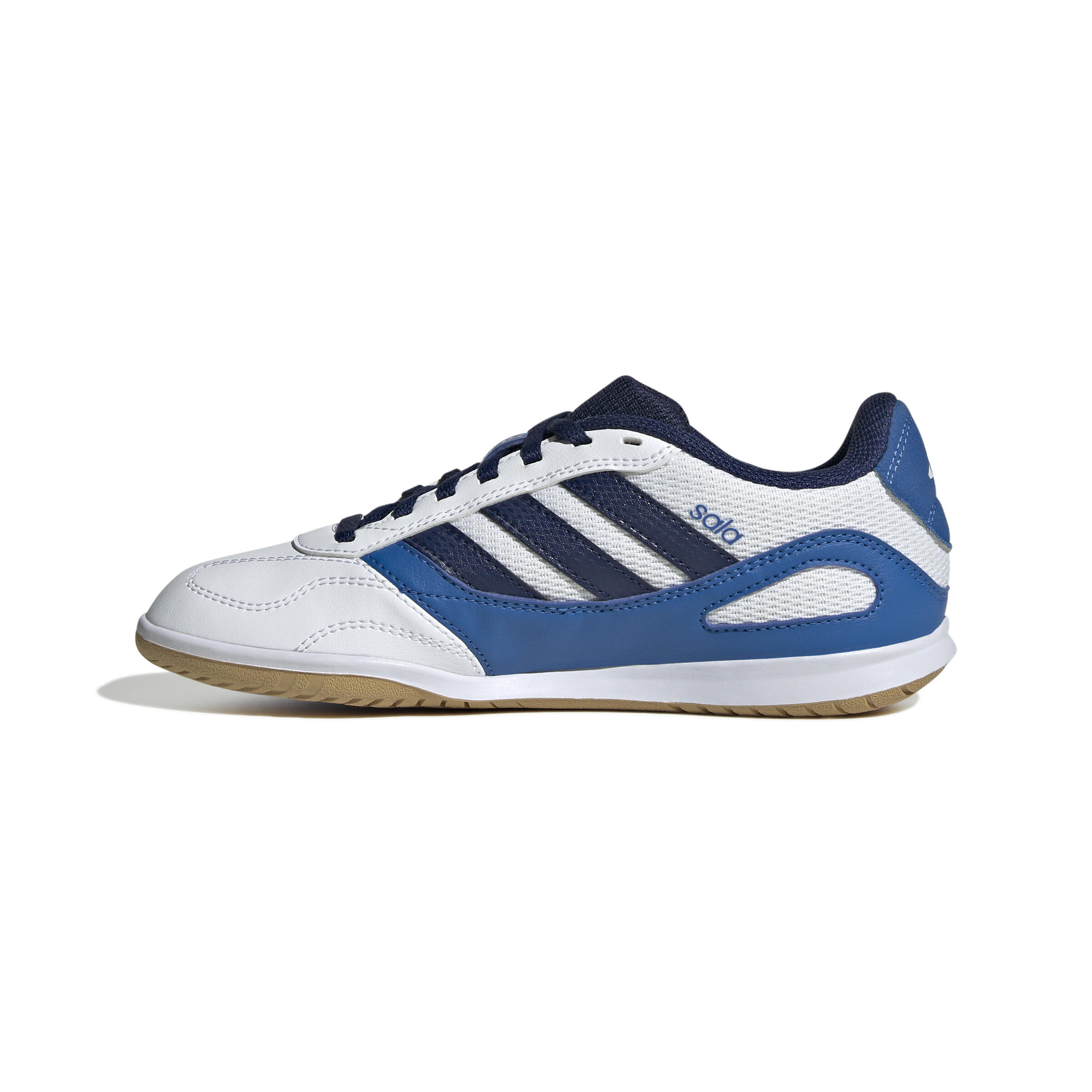 Zapatilla de tacos para Niño Adidas Super sala iii  Blanco 3/7