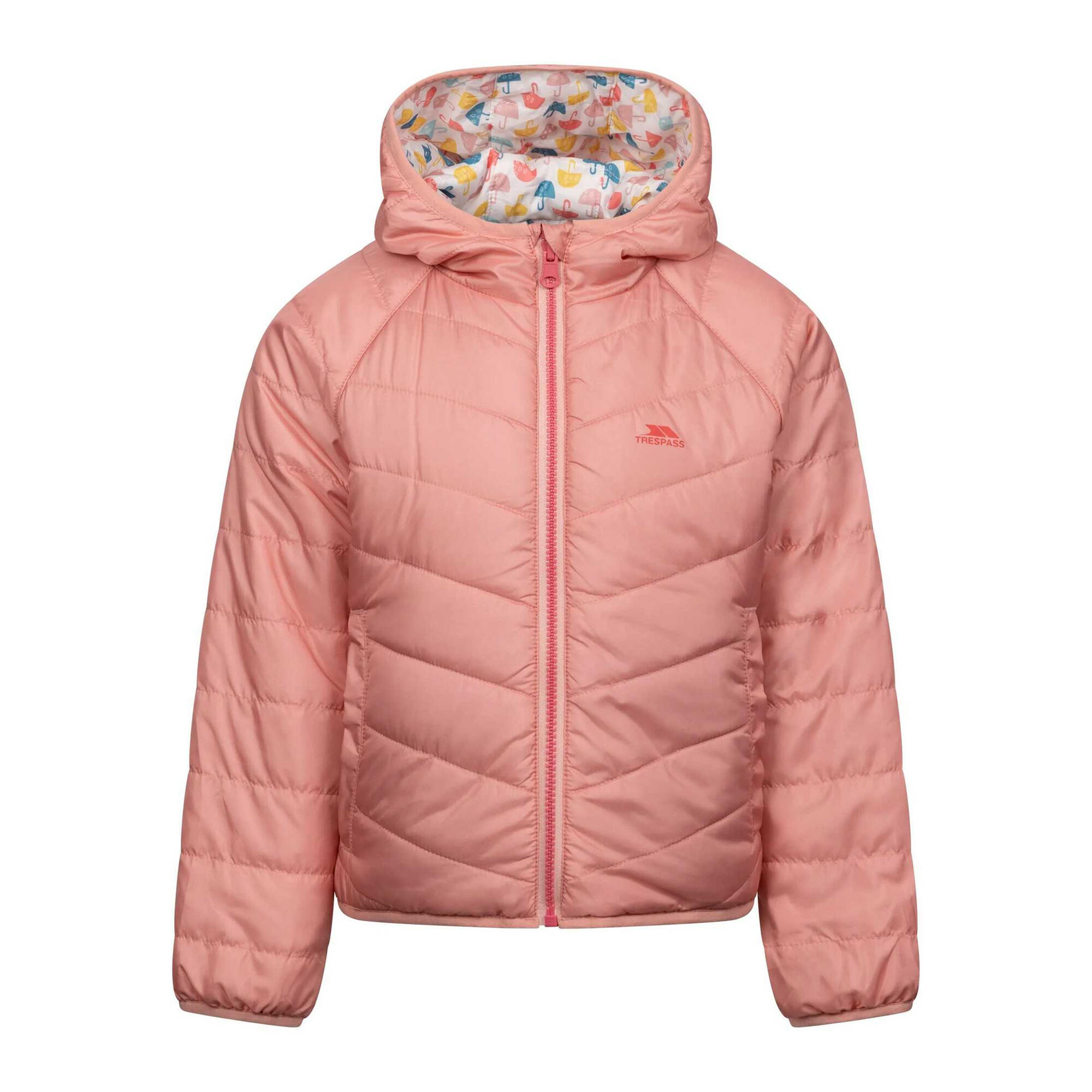 Trespass - Veste Matelassée Dessie Enfant (rose Moyen) - Doudoune Synthétique - Rose - Decathlon