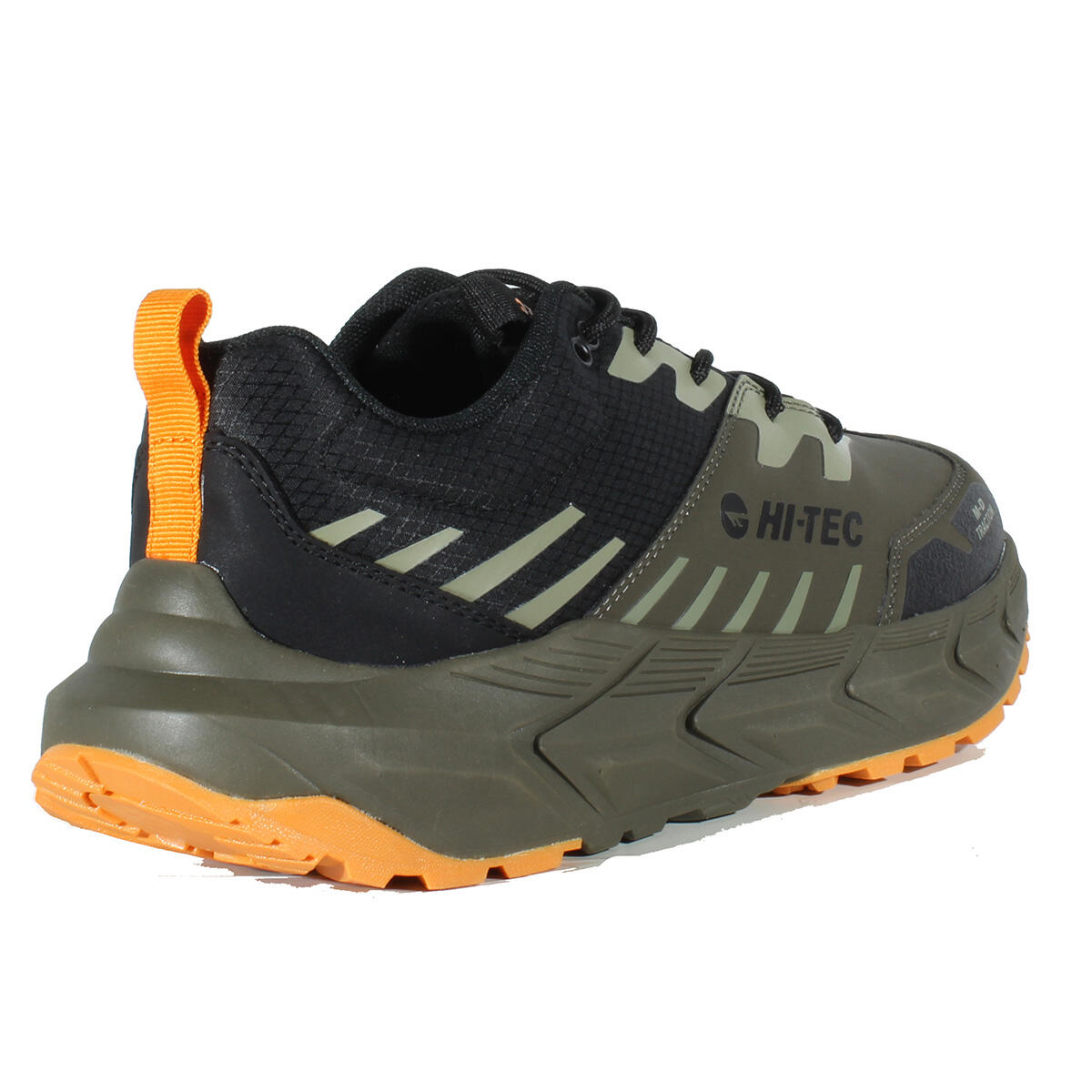 Zapatillas Senderismo Hombre Hi-Tec Hardcross Low Verde Oliva/Negro Resistentes 2/7