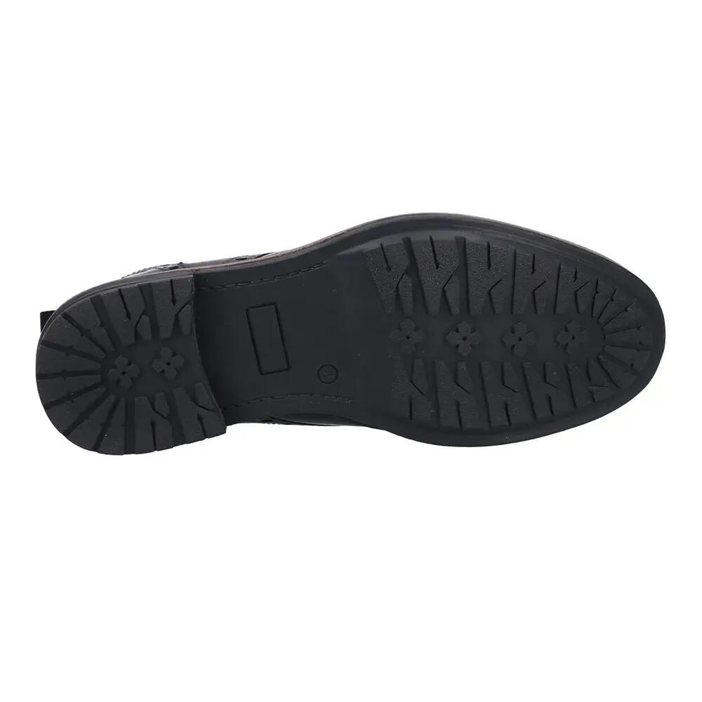 "Justin" Stiefeletten für , Leder Herren Schwarz 3/4