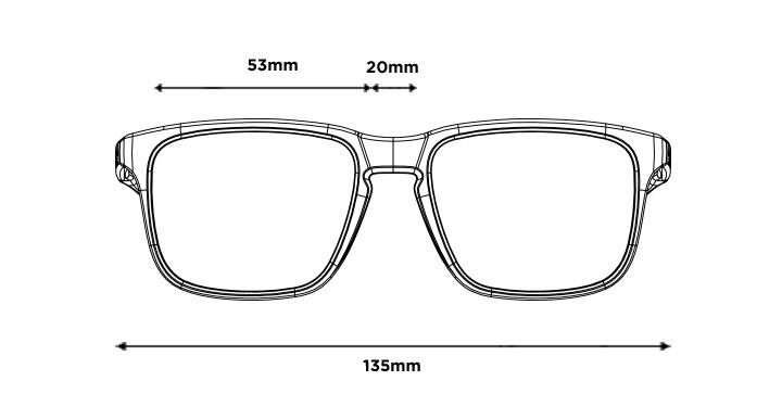 BOLLÉ - SCORE Black Matte - Sky Blue Polarized 6/6