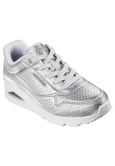 Skechers Damen Street UNO Disco Nite Sneaker 177162 SIL Silver
