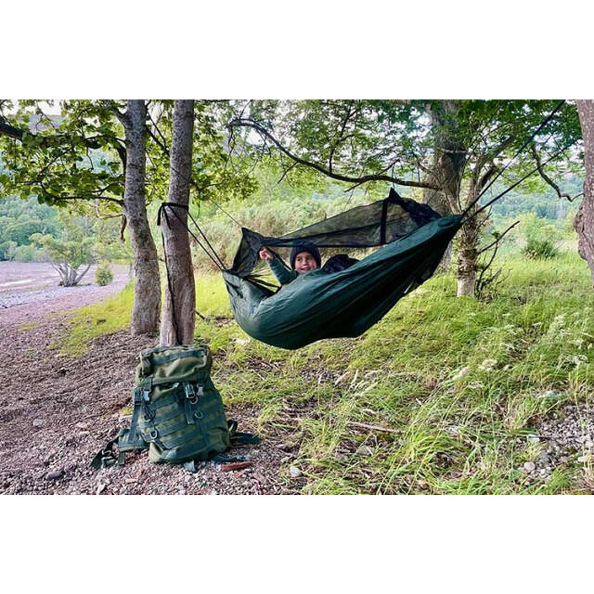 Hamac DD Junior Frontline DD Hammock olive green 1.9 x 1.1 m