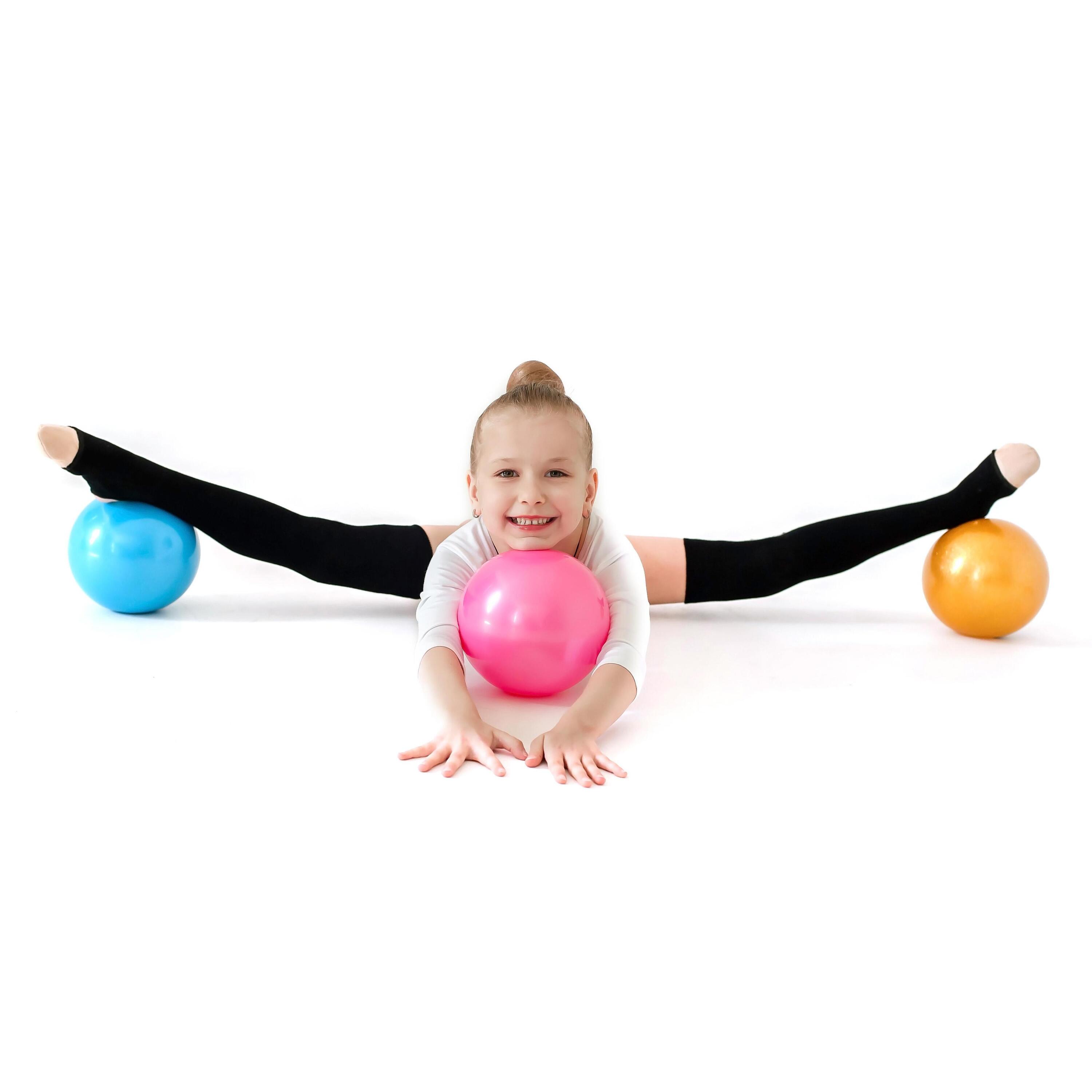 Bal Voor Ritmische Gymnastiek Van Siliconen INDIGO 19 cm 4/4