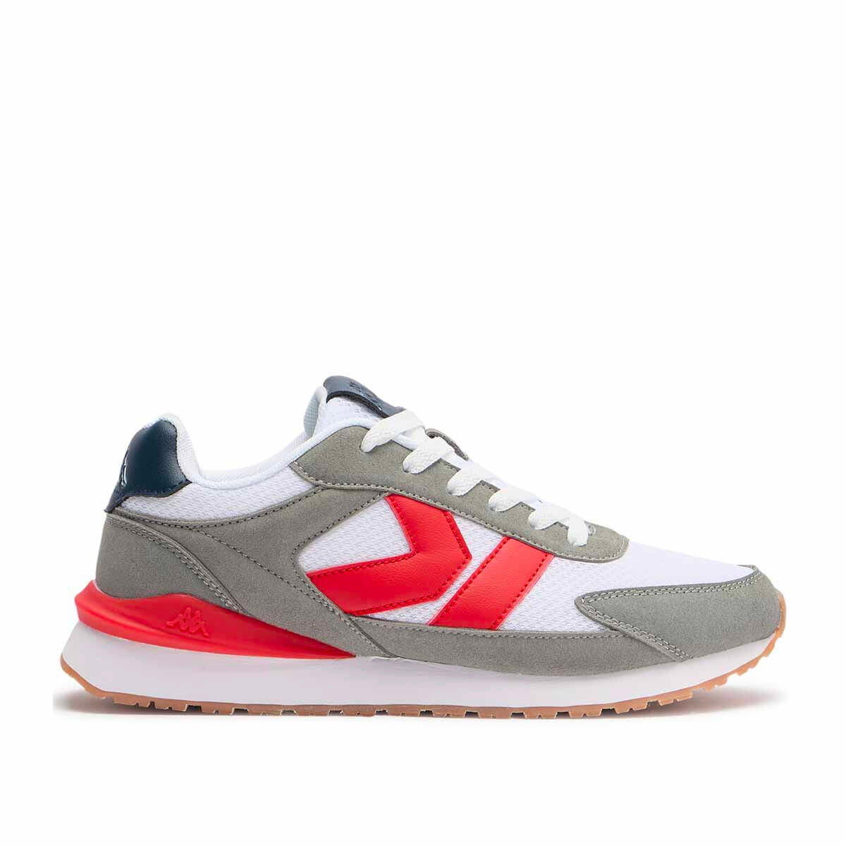 Kappa - Baskets Homme Martin Blanc, Gris, Rouge, Bleur Marine - Baskets - Blanc|gris|rouge - Decathlon