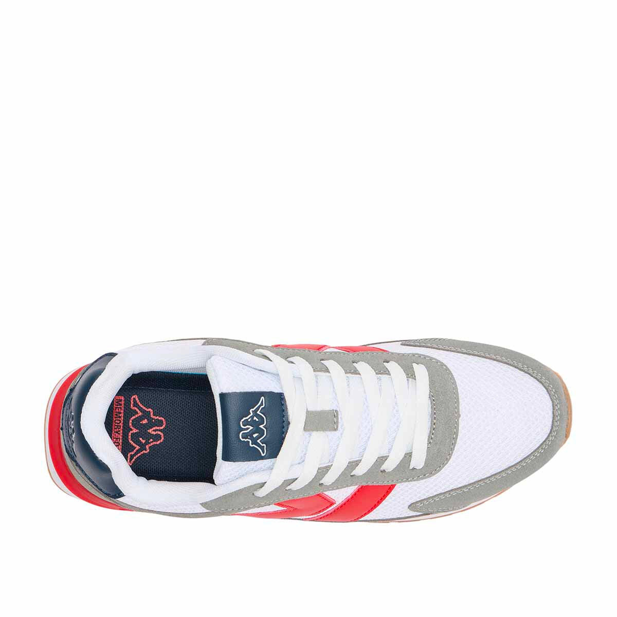 Baskets homme Martin blanc, gris, rouge, bleur marine 5/6