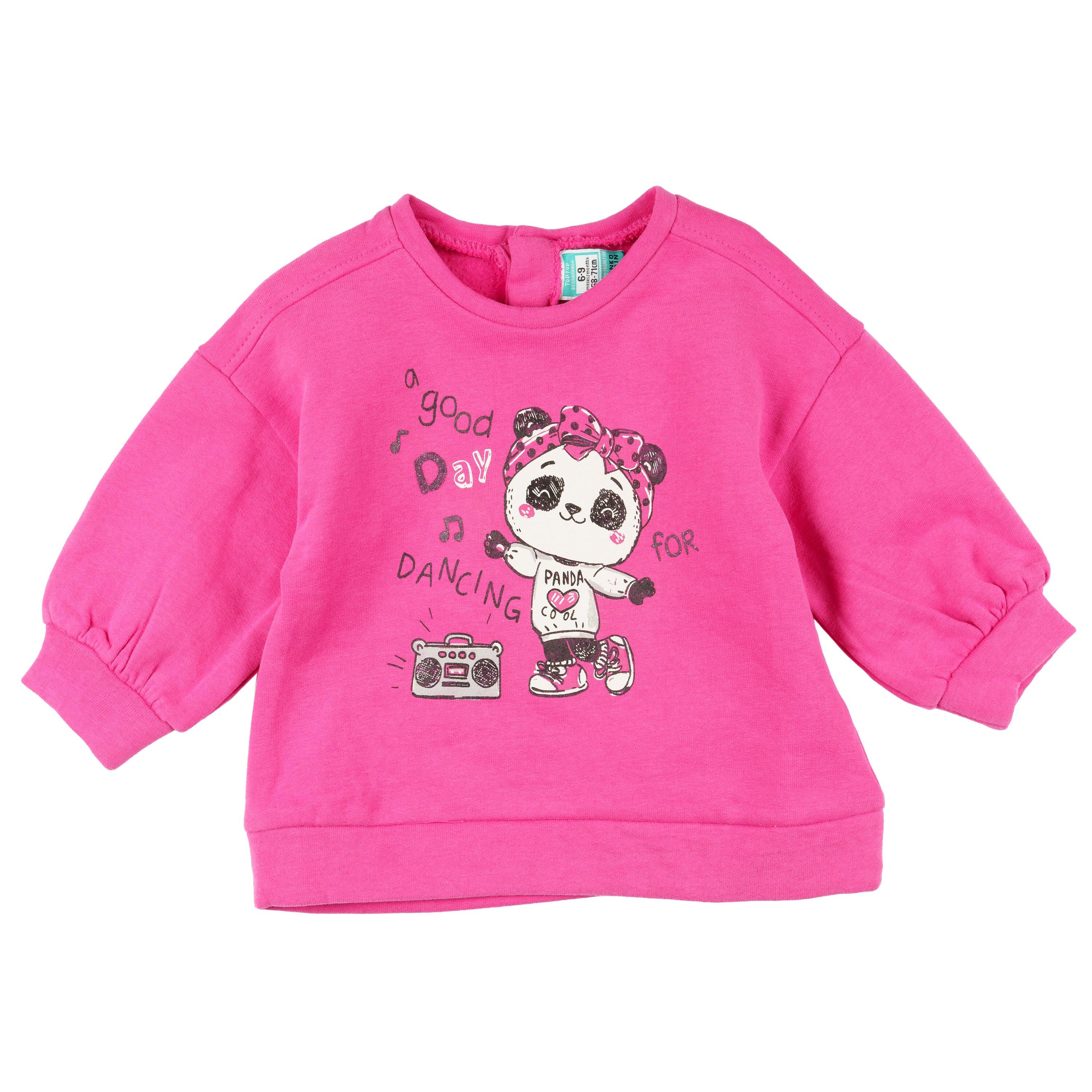 Vestido rosa para bebê 3/5