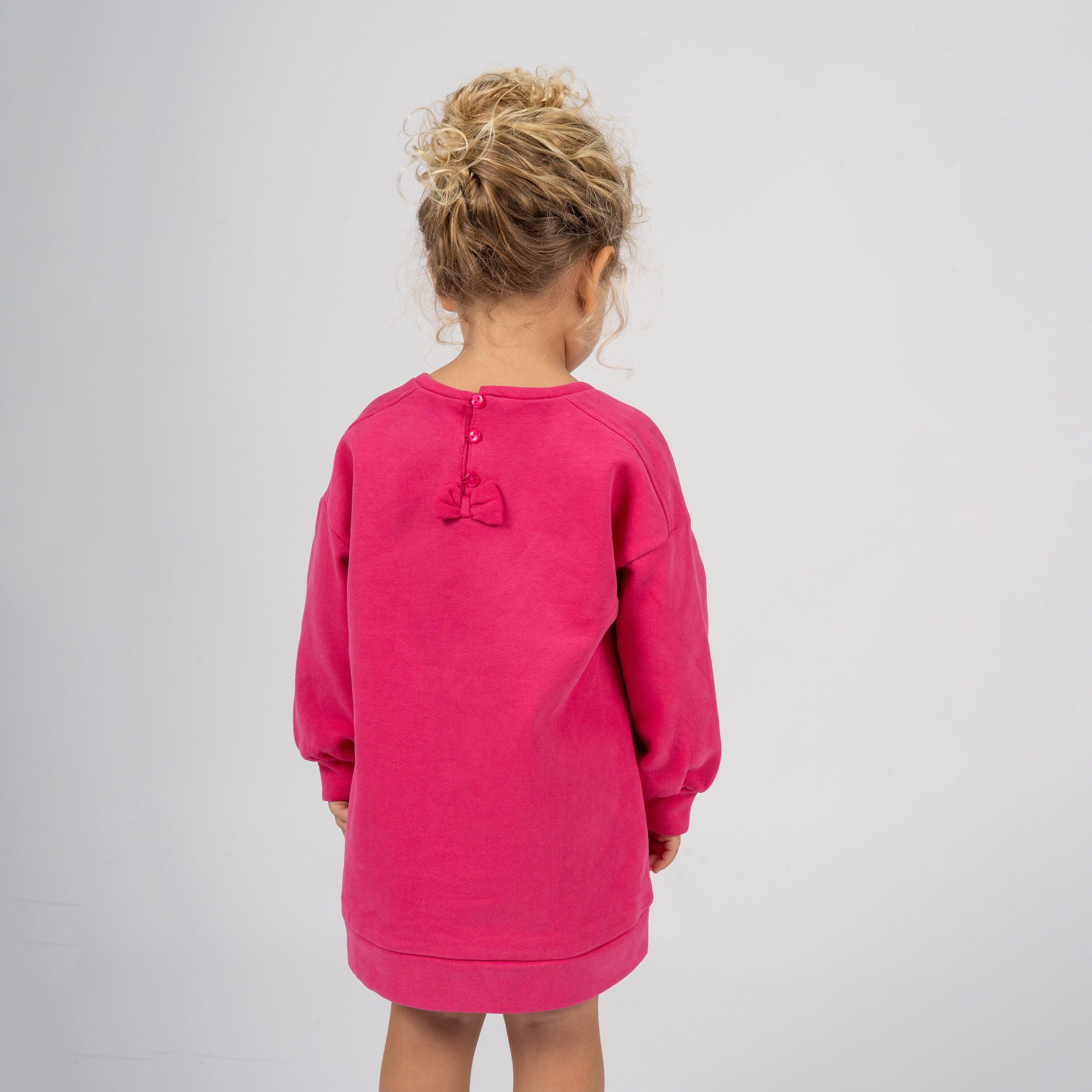 Vestido rosa para bebê 2/5