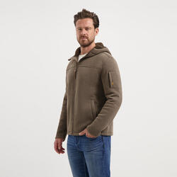 MGO Maddox Homme - Cardigan d'extérieur - Polaire - Marron foncé