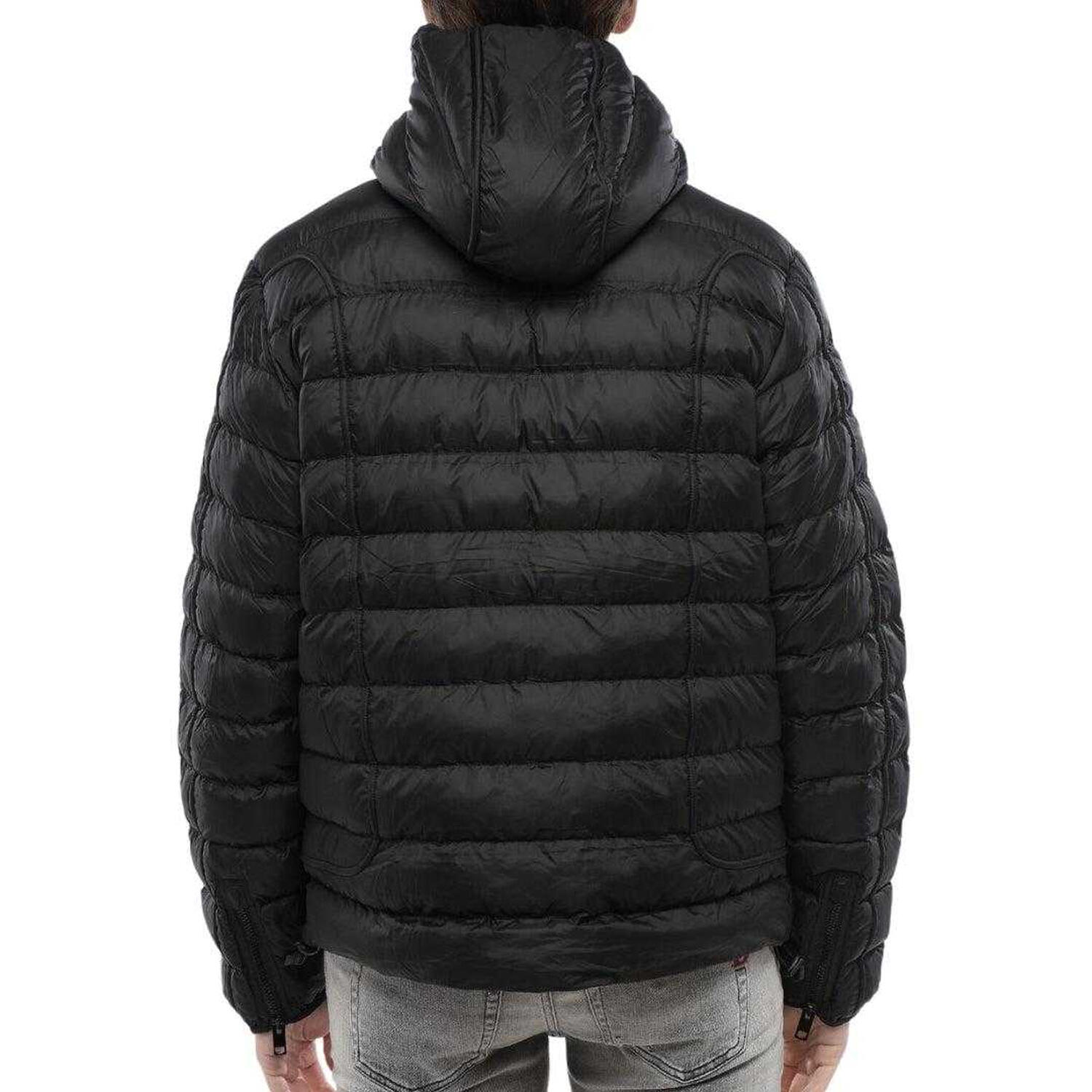 Jacke für , mit Kapuze Herren Schwarz 2/3