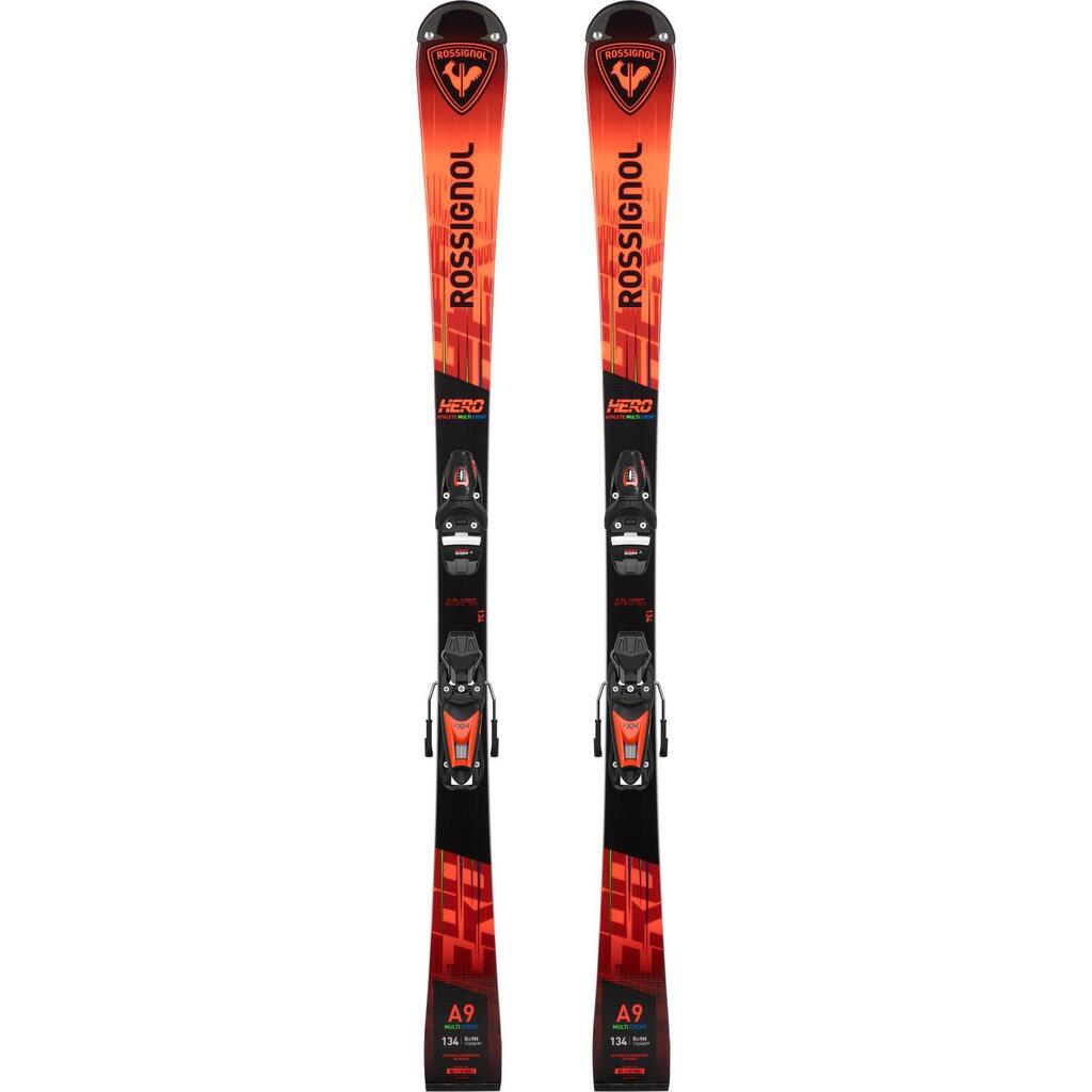 Pack rossignol Hero multievent skis + nx 7 gw bindings Red Kids