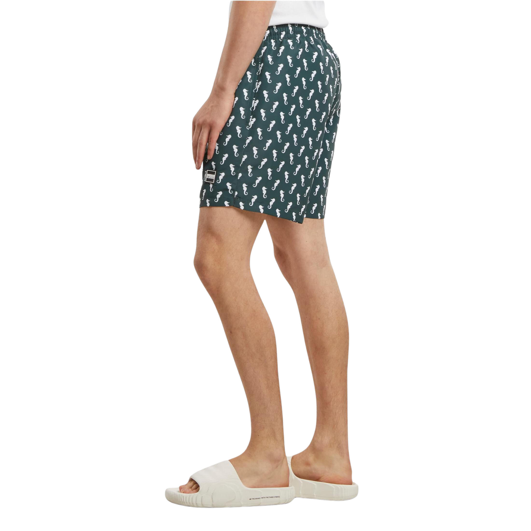 Urban Classics - Short De Bain Urban Classics Pattern - Short De Bain - Vert - 52 2xl - Decathlon