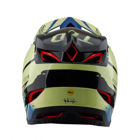 Casque TROY LEE D4 Composite  Yellow 2/4