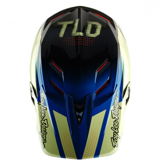 Casque TROY LEE D4 Composite  Yellow 4/4