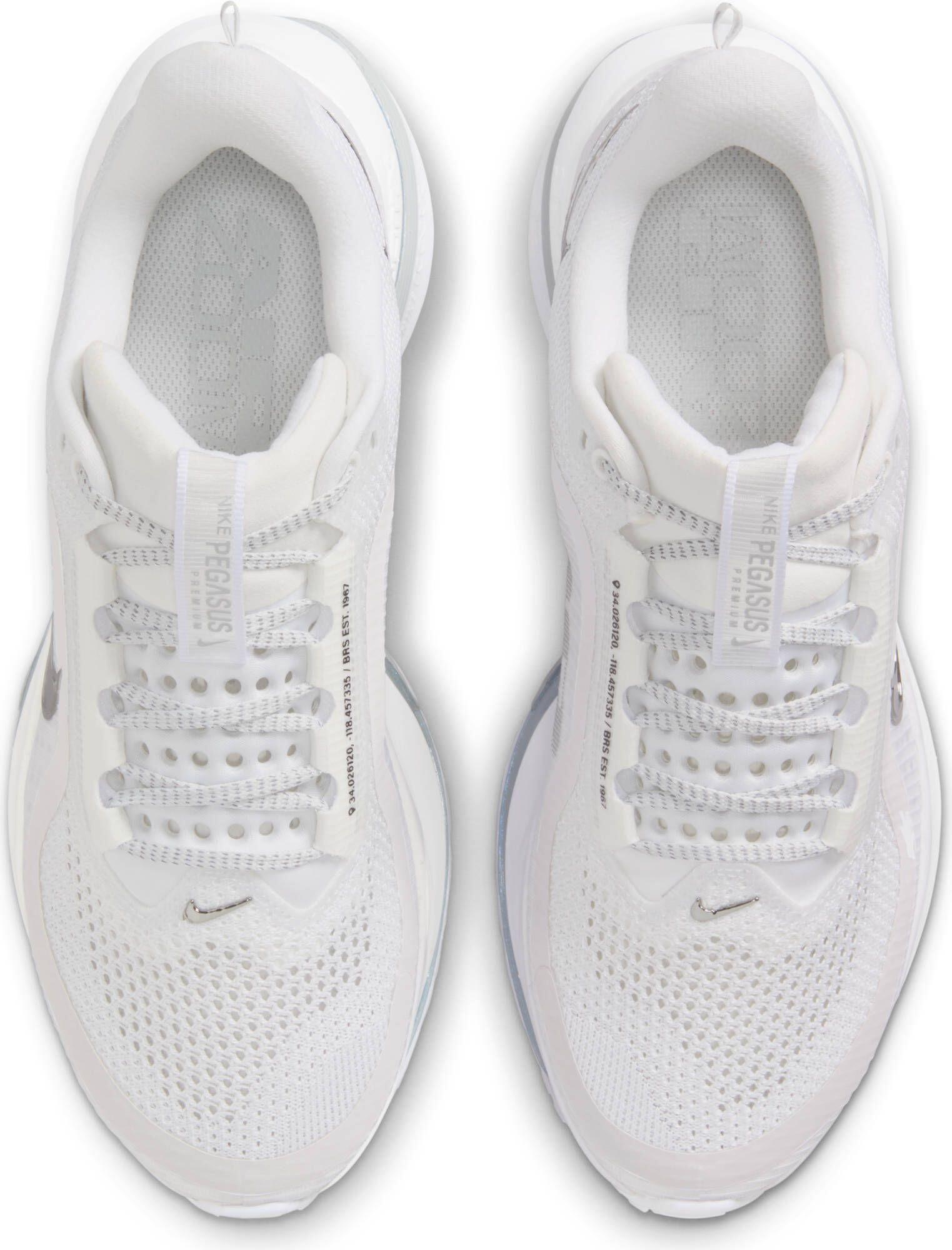 Nike W Nike Pegasus Premium - white/metallic silver-metallic silv 3/6