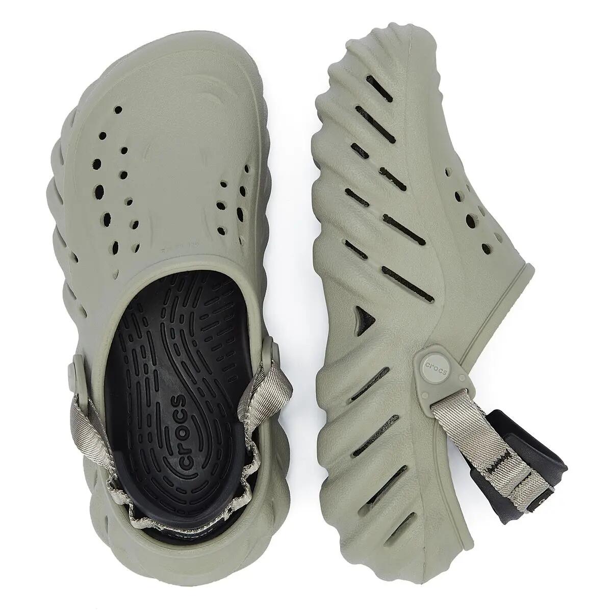 Crocs Echo Grey Clogs 5/6