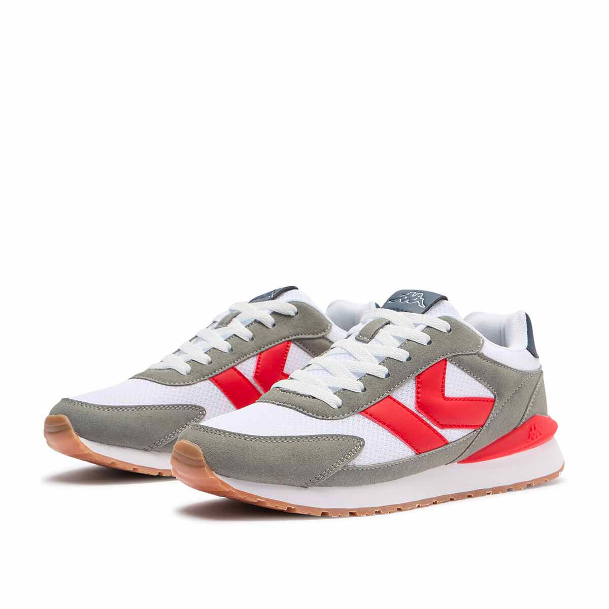 Baskets homme Martin blanc, gris, rouge, bleur marine 2/6