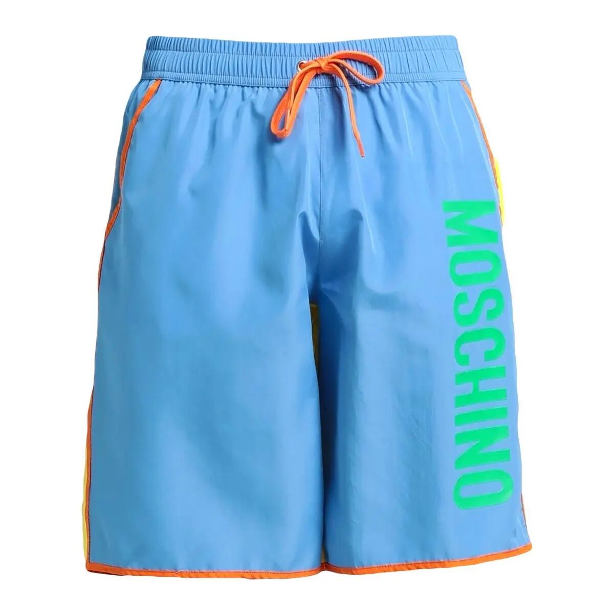 Short De Bain Motif Bloc De Couleurs Homme (Bleu) 1/4