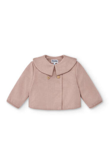 Chaqueta de bebé rosa Cocote & Charanga